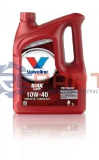Масло моторное Max Life 10w40 4L VALVOLINE MAXLIFE10W404L Купить в Украине