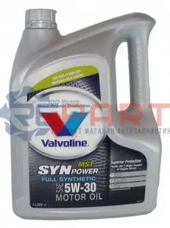 Олива для двигуна Syn Power XTREME MST C3 5W-30 4L 505.01 VALVOLINE SYNPOWERMSTC35W304L