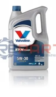 Олива для двигуна SYNPOWER MST C3 5W30 5L VALVOLINE SYNPOWERMSTC35W305L