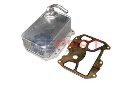 Фото Радіатор масляний Audi A4/A5/A6/A7/A8/Q5/Q7/Q8 3.0 TDI 14- (теплообмінник) Van Wezel (03012713) зображення 1