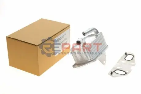 Фото Радіатор масляний Audi A4/A5/A6/A7/Q5/Q7 2.0D-3.2 04- (теплообмінник) Van Wezel (03013703) зображення 1