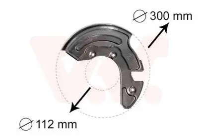 Накладка Van Wezel 0323372