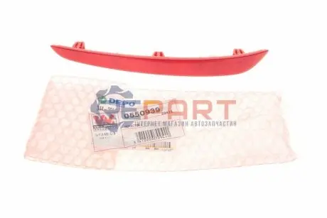 Світловідбивач бампера (заднього) BMW 5 (G30/F90) 16- (L) Van Wezel 0550939 Купити в Україні