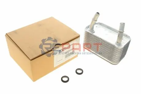 Фото Радіатор масляний АКПП BMW X5 3.0d-4.6i 00-06 (теплообмінник) M54/M57/M62/N62 Van Wezel (06003406) зображення 1