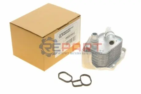 Фото Радиатор масляный BMW 1 E81-E82-E87-E88 (04-) 116 i (выр-во) Van Wezel (06003412) изображение 1