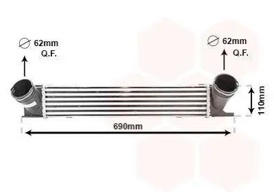 Інтеркулер Van Wezel 06004378 Купити в Україні