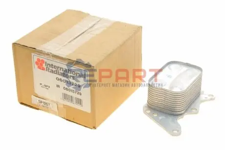 Радіатор масляний Citroen C4/C5/Peugeot 207/308/508/5008 1.6 08- (теплообмінник) Van Wezel 06013729 Купити в Україні