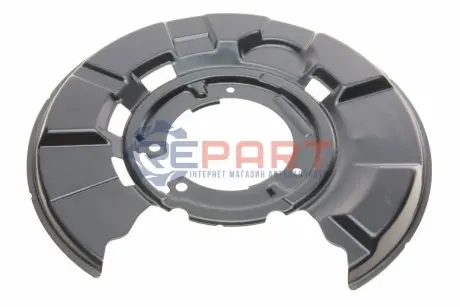 Фото Захист диска гальмівного (заднього) (L) BMW 3 (E90) 04-11 Van Wezel (0627373) зображення 1