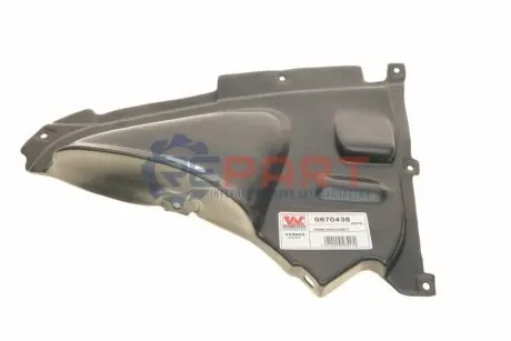 Підкрильник (передній) BMW 3 (F30) 11-18 (R) Van Wezel 0670438 Купити в Україні