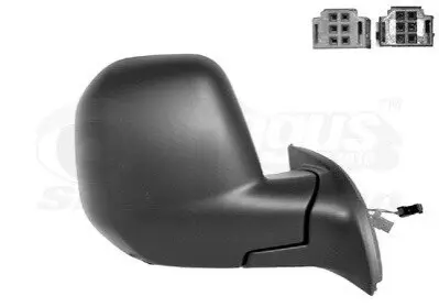 Дзеркало заднього виду Citroen Berlingo/ Peugeot Partner 08-12 (R) (електро/підігрів) Van Wezel 0905818