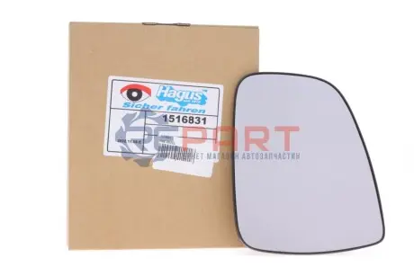 Скло дзеркала Renault Duster 13-/ Logan 12- (L) Van Wezel 1516831 Купити в Україні