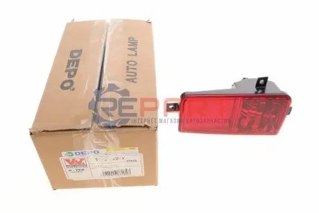 Ліхтар задній протитуманний Citroen Jumper/Peugeot Boxer 06-11 (L) Van Wezel 1651929 Купити в Україні