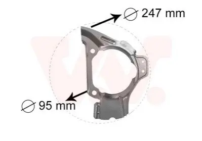 Защита тормозного диска Van Wezel 1754371