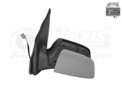 Дзеркало заднього виду (під фарбування) Ford Fusion 02-12 (L) (електро/підігрів) Van Wezel 1811817