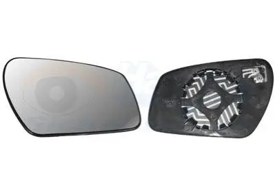 Скло дзеркала (з підігрівом) Ford Focus 04-11/Mondeo 00-07 (R) Van Wezel 1863836