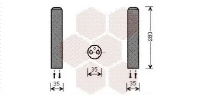 Фото Осушувач, система кондиціонування повітря Van Wezel (2700D234) зображення 1