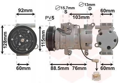 Компресор Van Wezel 2700K251