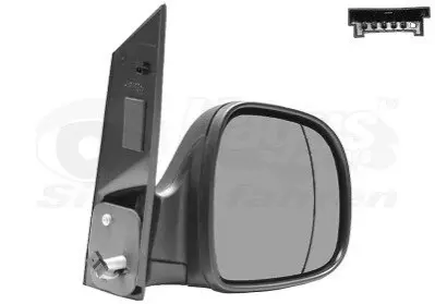 Зеркало наружное Van Wezel 3080808