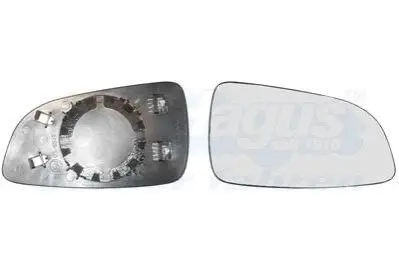 Скло дзеркала (з підігрівом) Opel Astra H 04-14 (R) Van Wezel 3745838