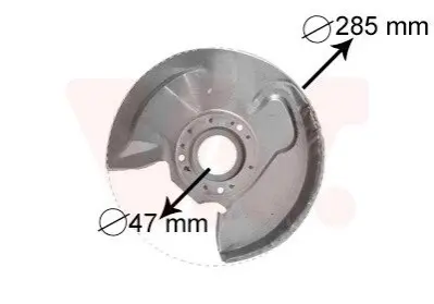 Накладка Van Wezel 3758371