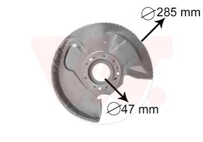 Накладка Van Wezel 3758372