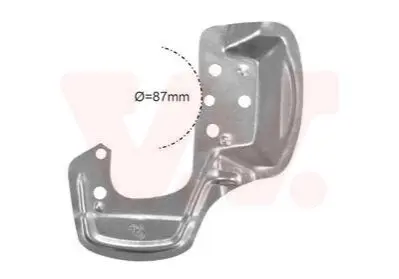 Захист гальмівного диску Van Wezel 3776371