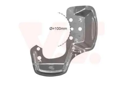 Защита тормозного диска Van Wezel 3778371