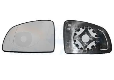 Дзеркало заднього виду (елемент) (з підігрівом) Opel Meriva 03-10 (L) Van Wezel 3781837