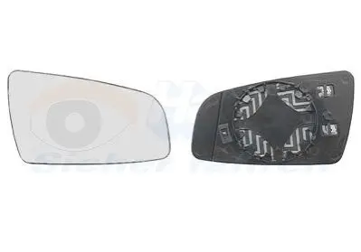 Скло дзеркала (з підігрівом) Opel Zafira 05- (R) Van Wezel 3792838