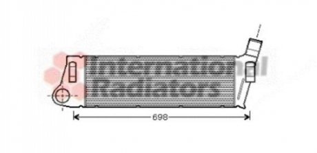 Интеркулер RENAULT MEGANE2/SCENIC TD MT 02- (выр-во) - (8200700172, 8200115540) Van Wezel 43004316 (фото 1)