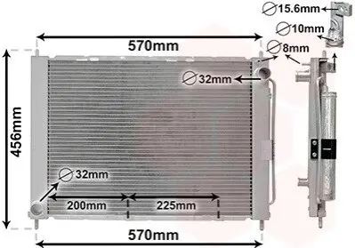 Теплообменник Van Wezel 4300M499