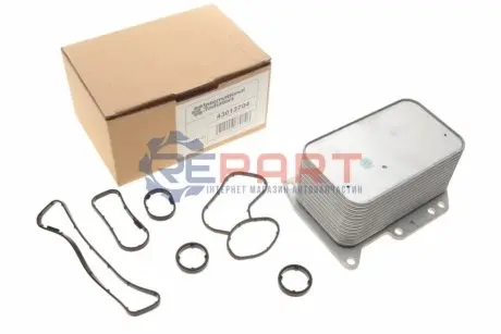 Фото Радіатор масляний Renault Master III 2.3 CDTI 10- FWD /Trafic II 2.0 dCi 06- (теплообмінник) Van Wezel (43013704) зображення 1