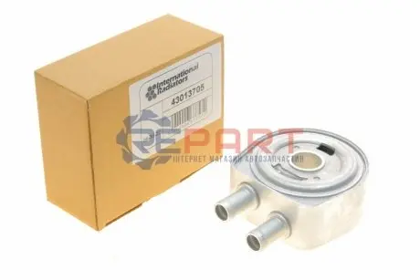 Радіатор масляний Renault Kangoo/Master/Trafic/Opel Movano 1.5/1.9D/DTI/dCi 01- (теплообмінник) Van Wezel 43013705 Купити в Україні