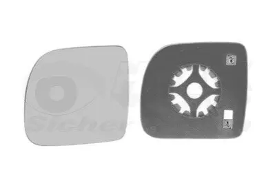 Скло дзеркала (з підігрівом) Renault Kangoo 97- (L) Van Wezel 4310837