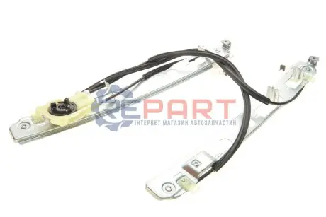 Склопідіймач (передній) Renault Megane II 02-09 (R) (електро) (без моторчика) Van Wezel 4327262 Купити в Україні