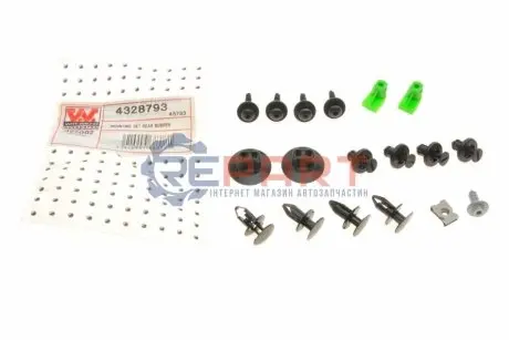 Кріплення бампера Van Wezel 4328793 Купити в Україні