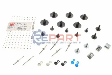Ремкомплект бампера (переднього) Renault Scenic III 09 Van Wezel 4380794 Купити в Україні