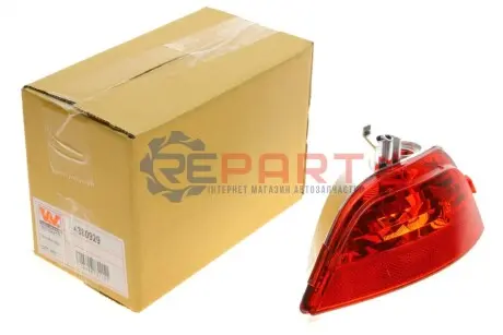 Ліхтар задній протитуманний Renault Captur/Scenic 09- (L) Van Wezel 4380929 Купити в Україні