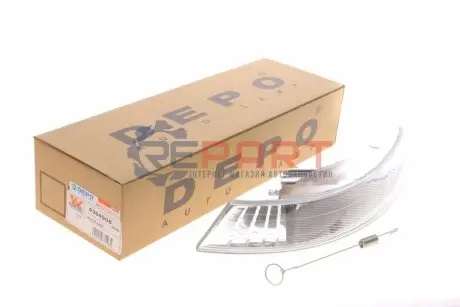 Поворот передній Renault Trafic 01-06 (R) (білий) Van Wezel 4394908 Купити в Україні