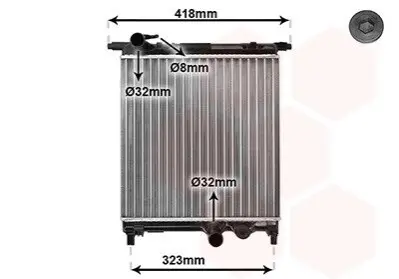 Теплообменник Van Wezel 58002325