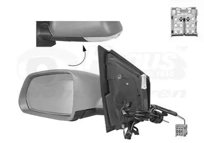 Дзеркало зовнішнє Van Wezel 5828813
