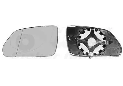 Скло дзеркала VW Polo 01-/Skoda Octavia 04-13 (L) Van Wezel 5828831