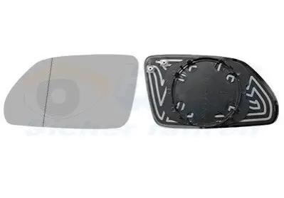 Скло дзеркала (з підігрівом) VW Polo 01-/Skoda Octavia 04-13 (L) Van Wezel 5828835
