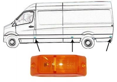 Side Marker Light Van Wezel 5862975