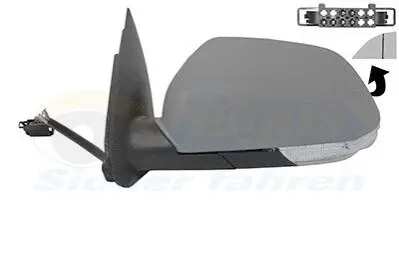 Зеркало наружное Van Wezel 7622817