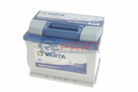 Батарея акумуляторна Blue Dynamic 12В 60Аг 540А(EN) L+ VARTA 5601270543132