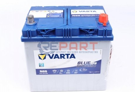 Стартерна батарея (акумулятор) VARTA 565501065D842