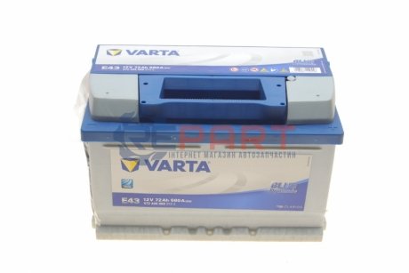 Стартерная батарея (аккумулятор) VARTA 572409068 3132 (фото 1)