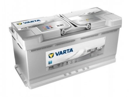 Акумуляторна батарея 106Ah/950A (393x175x190/+R/B13) (Start-Stop AGM) VARTA 605901095J382 (фото 1)