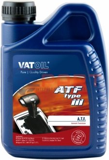 Трансмиссионное масло ATF Type III минеральное 1 л VATOIL 50088 (фото 1)